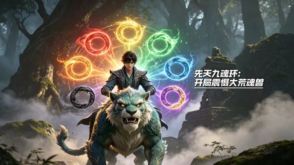 先天九魂环：开局震慑大荒魂兽海报